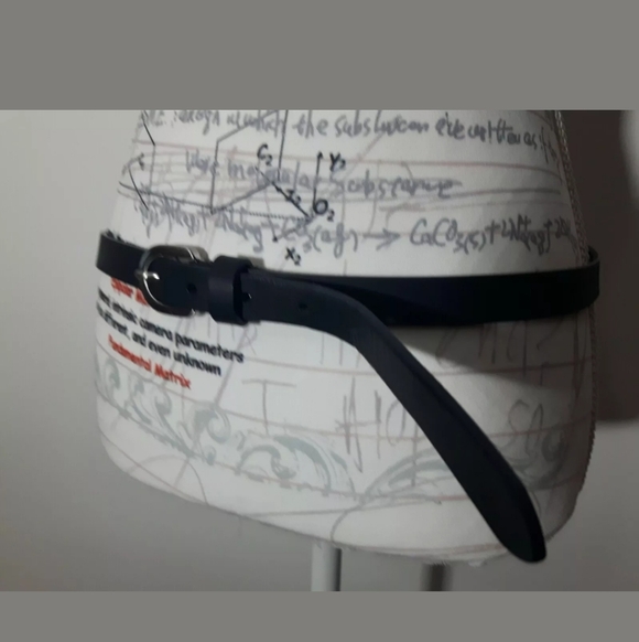 size M Black Belt Gennaro Di Palma Genuine Leather - Picture 2 of 16